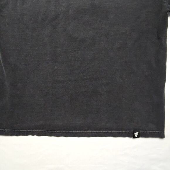 Y2K Famous Stars and Straps Graphic Tee Black Checkered Logo XL Shirt Streetwear - Picture 9 of 12